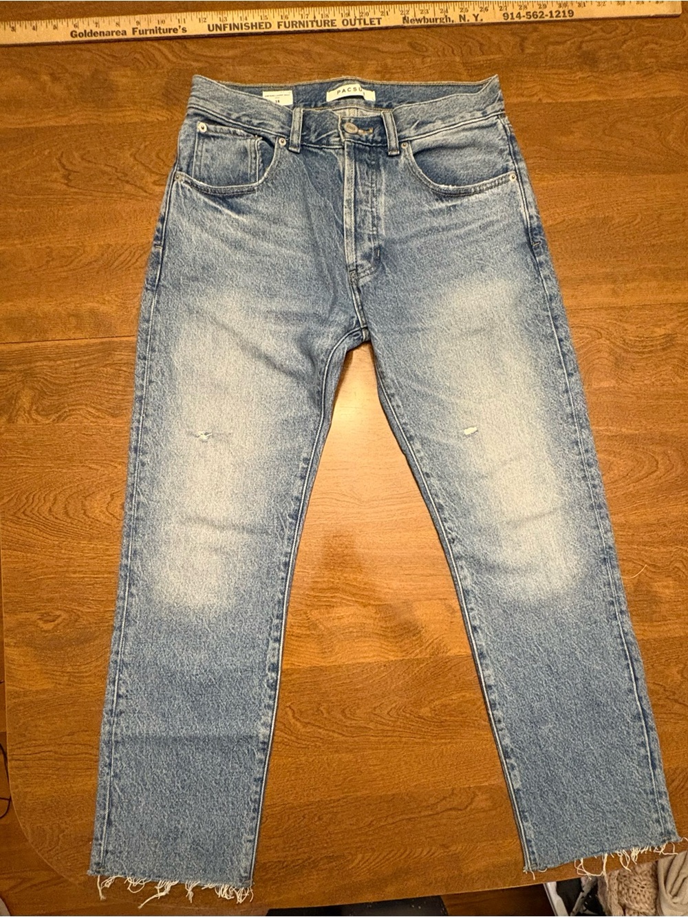 PacSun Light Blue Cropped Ankle Jeans